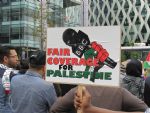 Palestinian Demo at MediaCityUK Salford